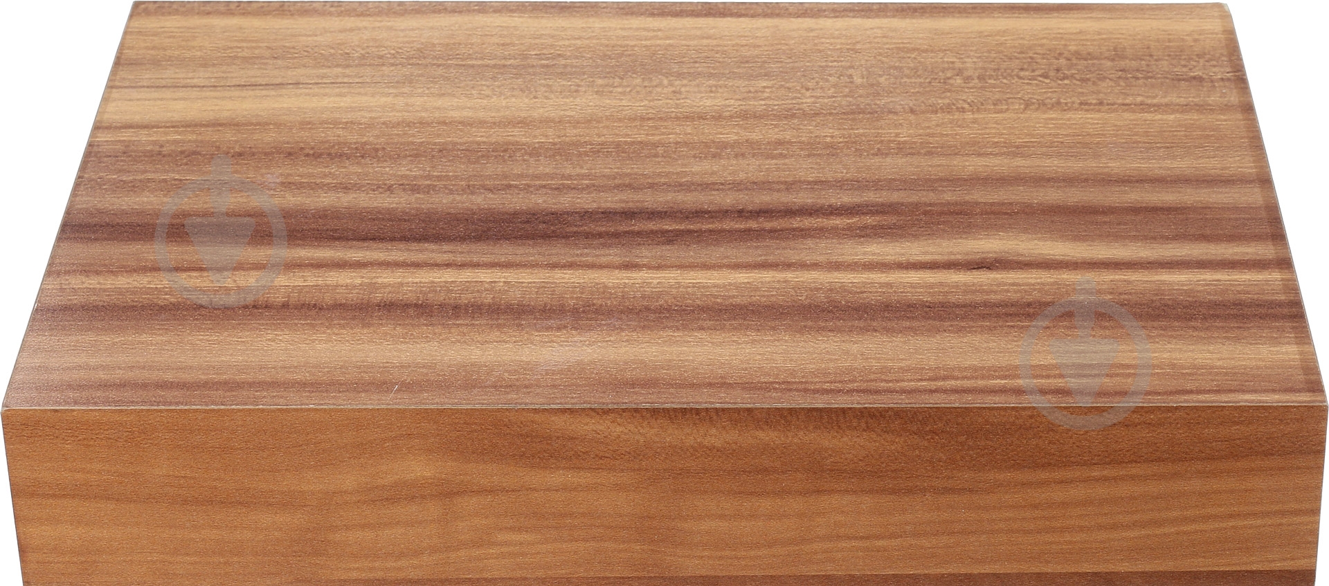 Полка Inteo навесная Лайн 290x200x50 мм орех - фото 2