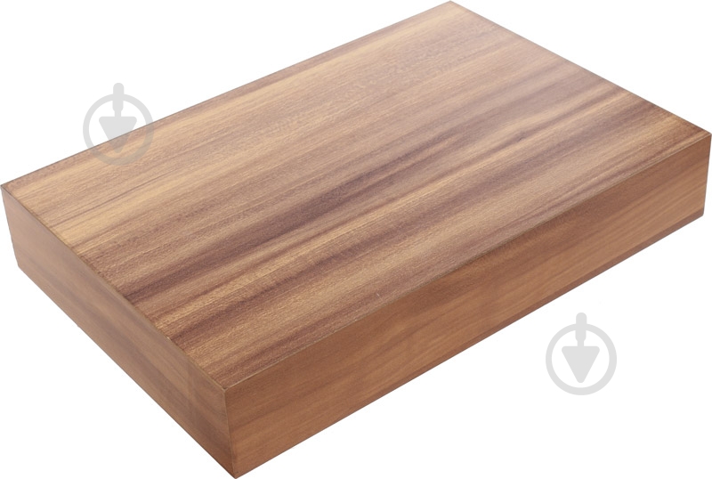 Полка Inteo навесная Лайн 290x200x50 мм орех - фото 1