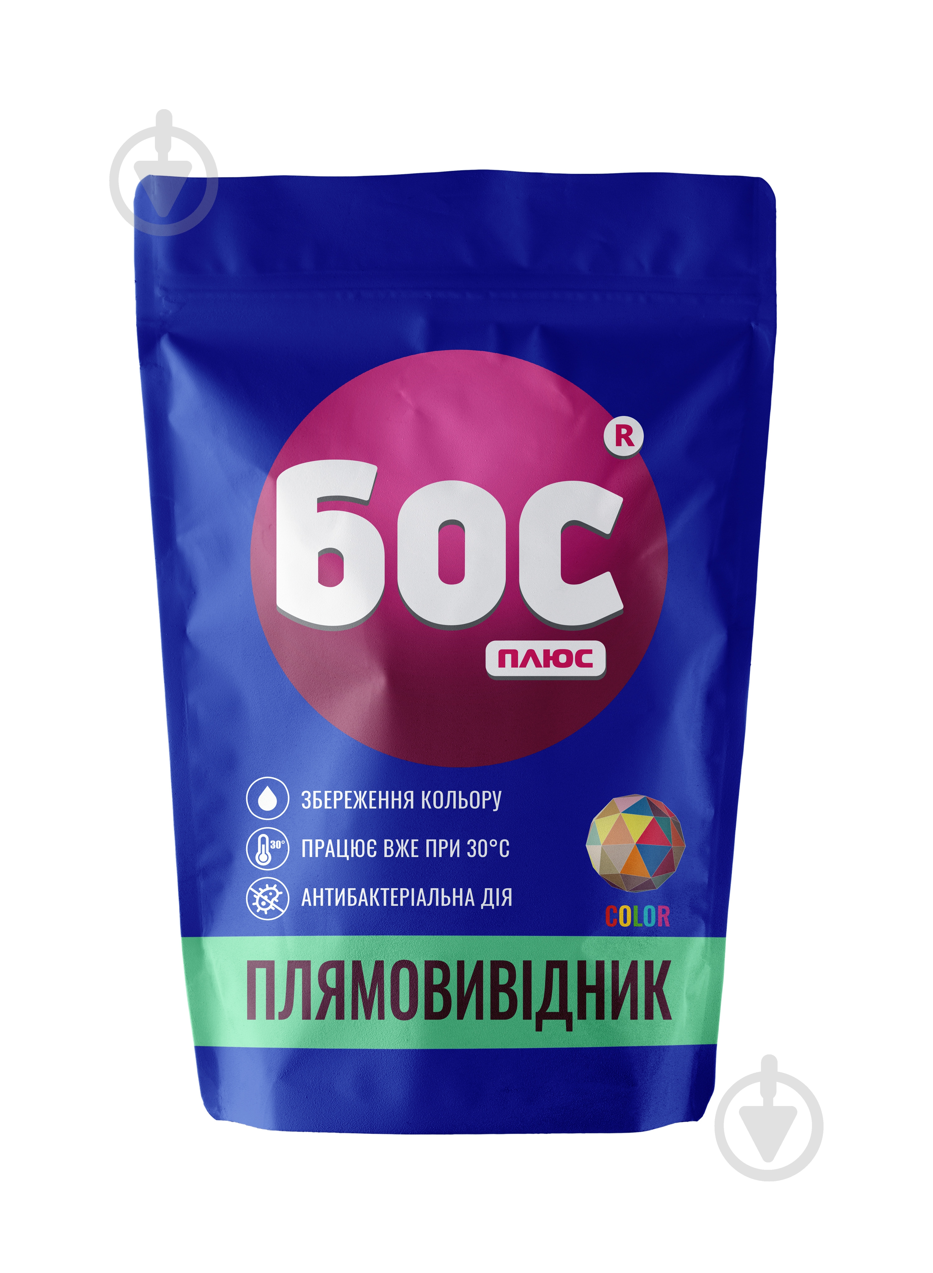 Пятновыводитель БОС плюс порошкообразный Color 500 г - фото 1 Пятновыводитель БОС плюс порошкообразный Color 500 г - фото 1