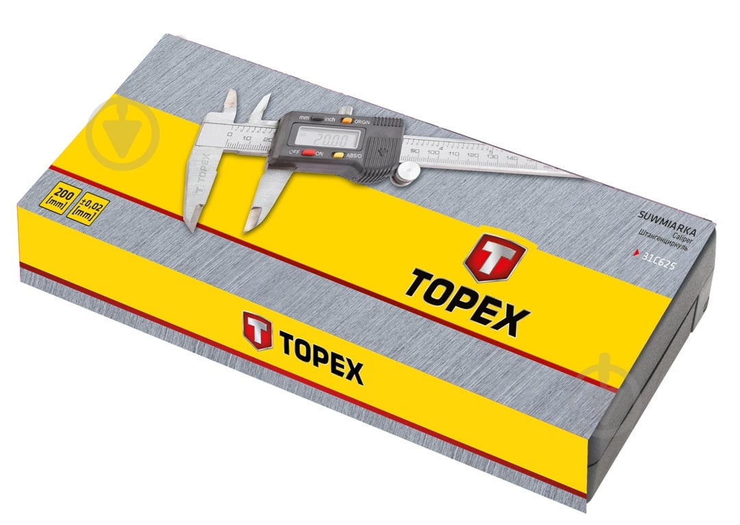Штангенциркуль электронный Topex 31C625 - фото 2 Штангенциркуль электронный Topex 31C625 - фото 2