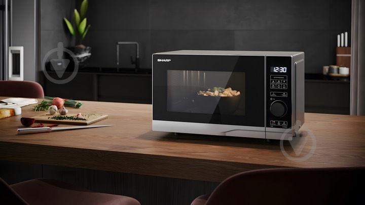 Микроволновая печь Sharp YC-PS204AE-S - фото 6