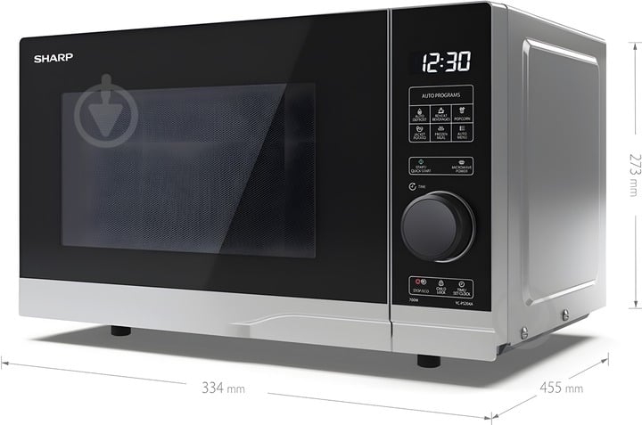 Микроволновая печь Sharp YC-PS204AE-S - фото 4