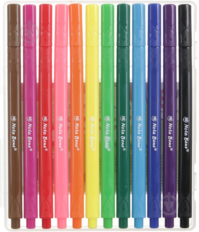 Фломастеры трехгранные 12 штук Nota Bene - фото 3 Фломастеры трехгранные 12 штук Nota Bene - фото 3