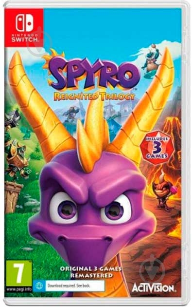 Игра NINTENDO Switch Spyro Reignited Trilogy 88405EN - фото 1 Игра NINTENDO Switch Spyro Reignited Trilogy 88405EN - фото 1