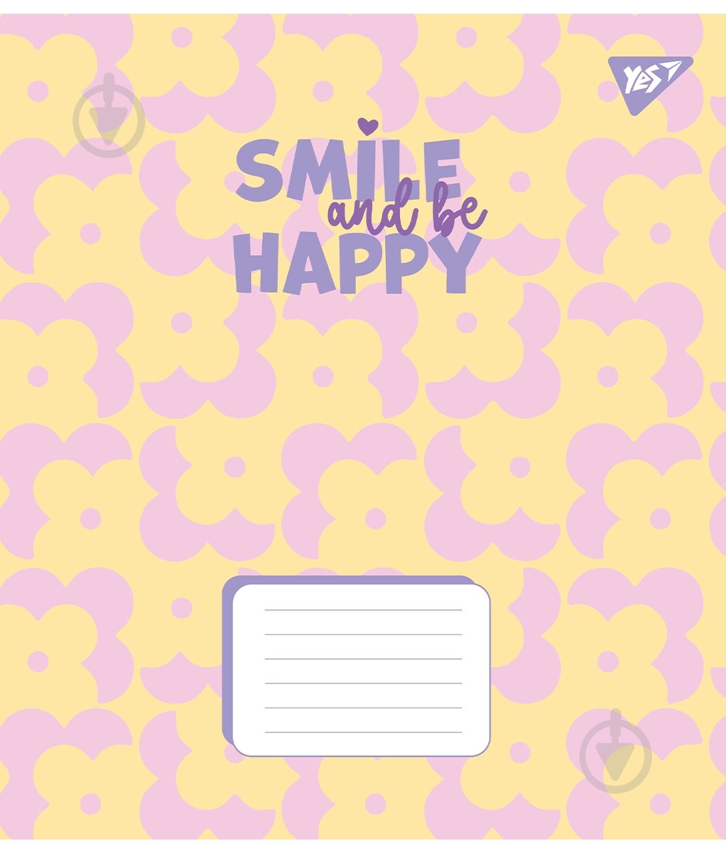 Зошит шкільний 48 аркушів лінія Smile and be happy (767392) YES - фото 3 Зошит шкільний 48 аркушів лінія Smile and be happy (767392) YES - фото 3