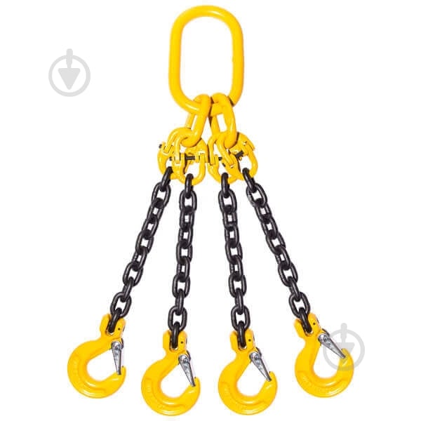 Строп ланцюговий чотирьохгілковий 4СЦ 4,25/1500 - фото 1 Строп ланцюговий чотирьохгілковий 4СЦ 4,25/1500 - фото 1