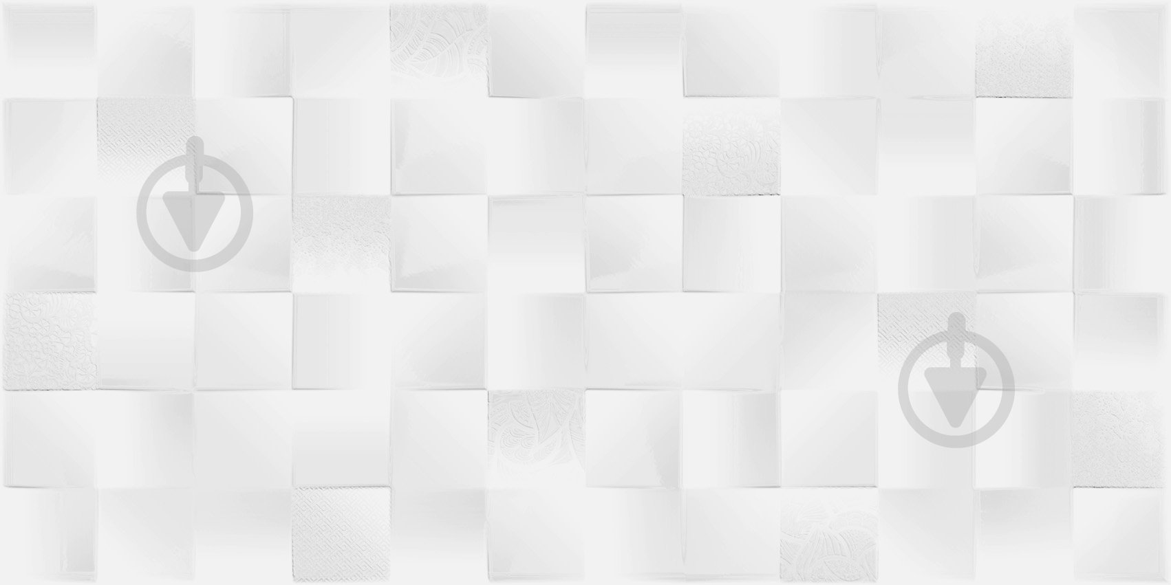 Плитка Golden Tile Satin white relief НЗ0451 30x60 см - фото 1