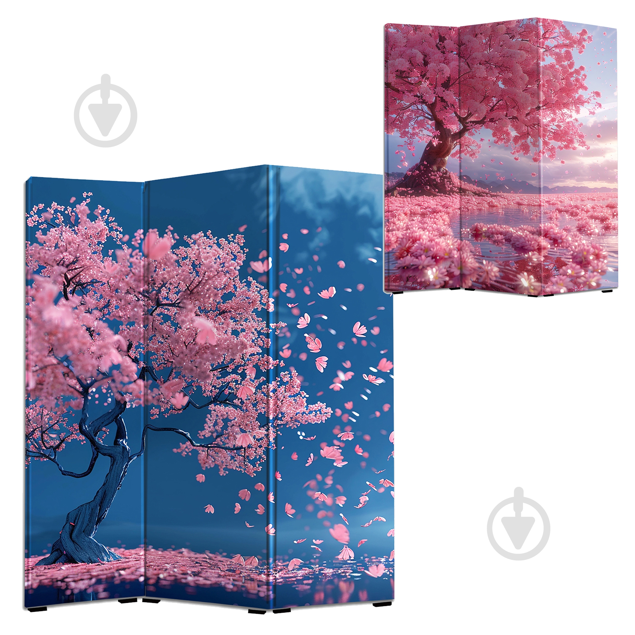 Ширма Теамо Сакура 1750x1180x20 мм разноцветный - фото 1