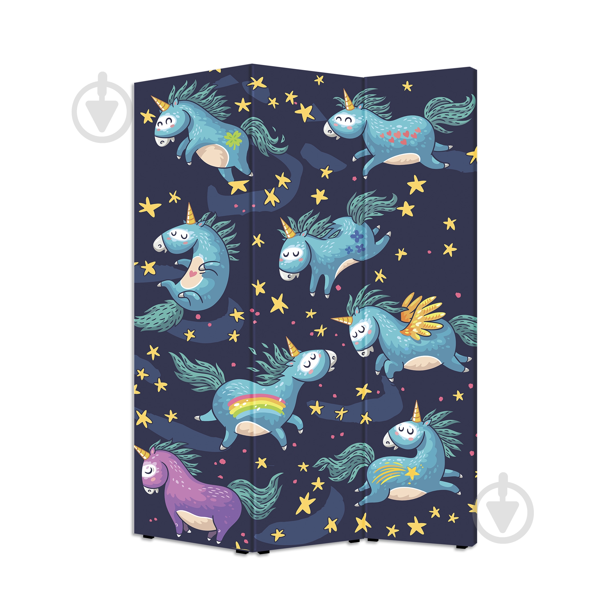 Ширма Теамо Единорожек 2 1750x1180x20 мм разноцветный - фото 3