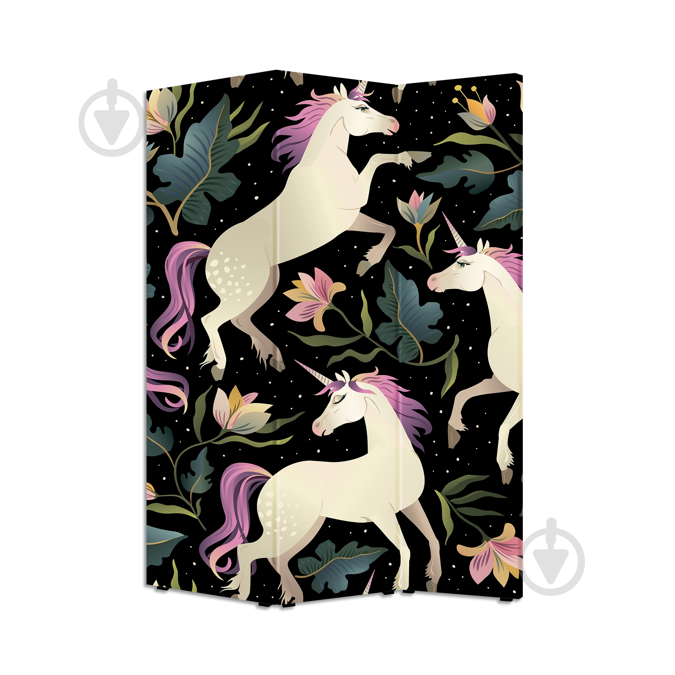 Ширма Теамо Единорожек 2 1750x1180x20 мм разноцветный - фото 2