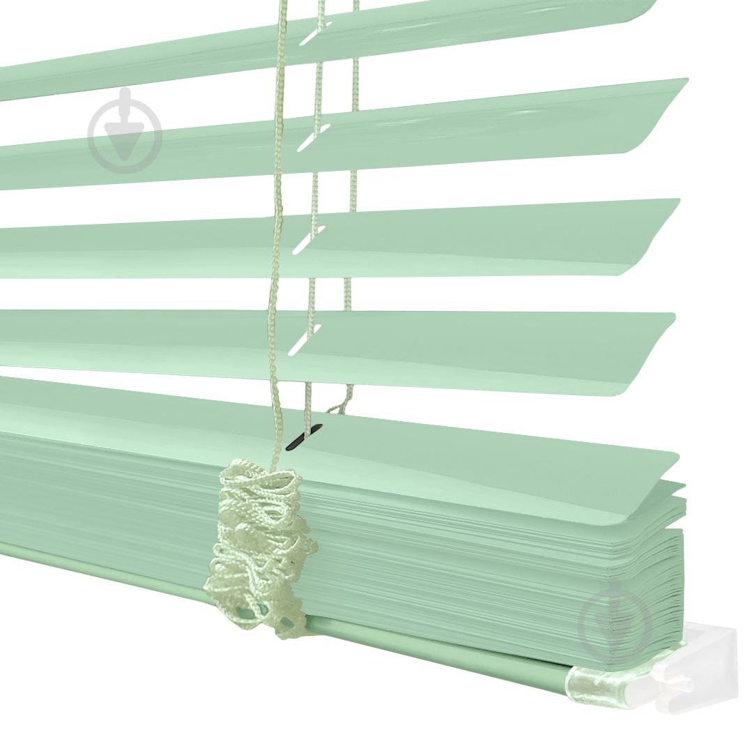 Жалюзи Rollotex алюминиевые горизонтальные с фиксацией 79х160 см Бирюзовые глянцевые - фото 5 Жалюзи Rollotex алюминиевые горизонтальные с фиксацией 79х160 см Бирюзовые глянцевые - фото 5