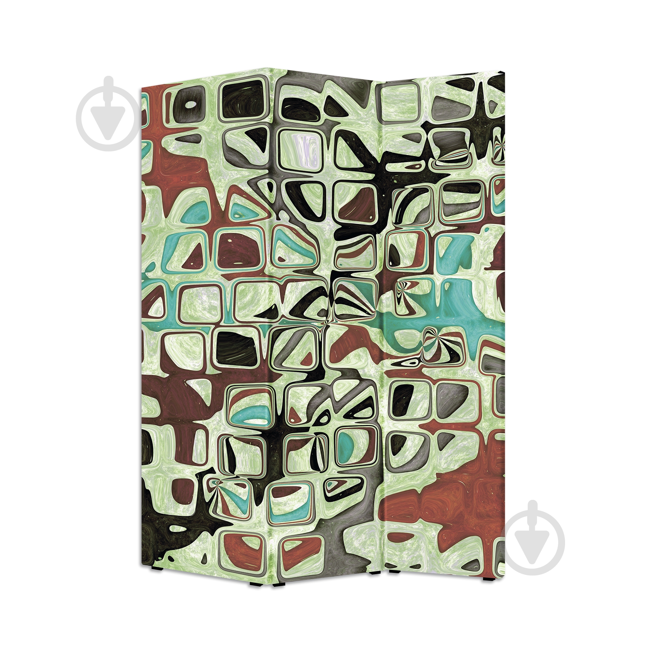 Ширма Теамо Абстракция 3 1750x1180x20 мм разноцветный - фото 3