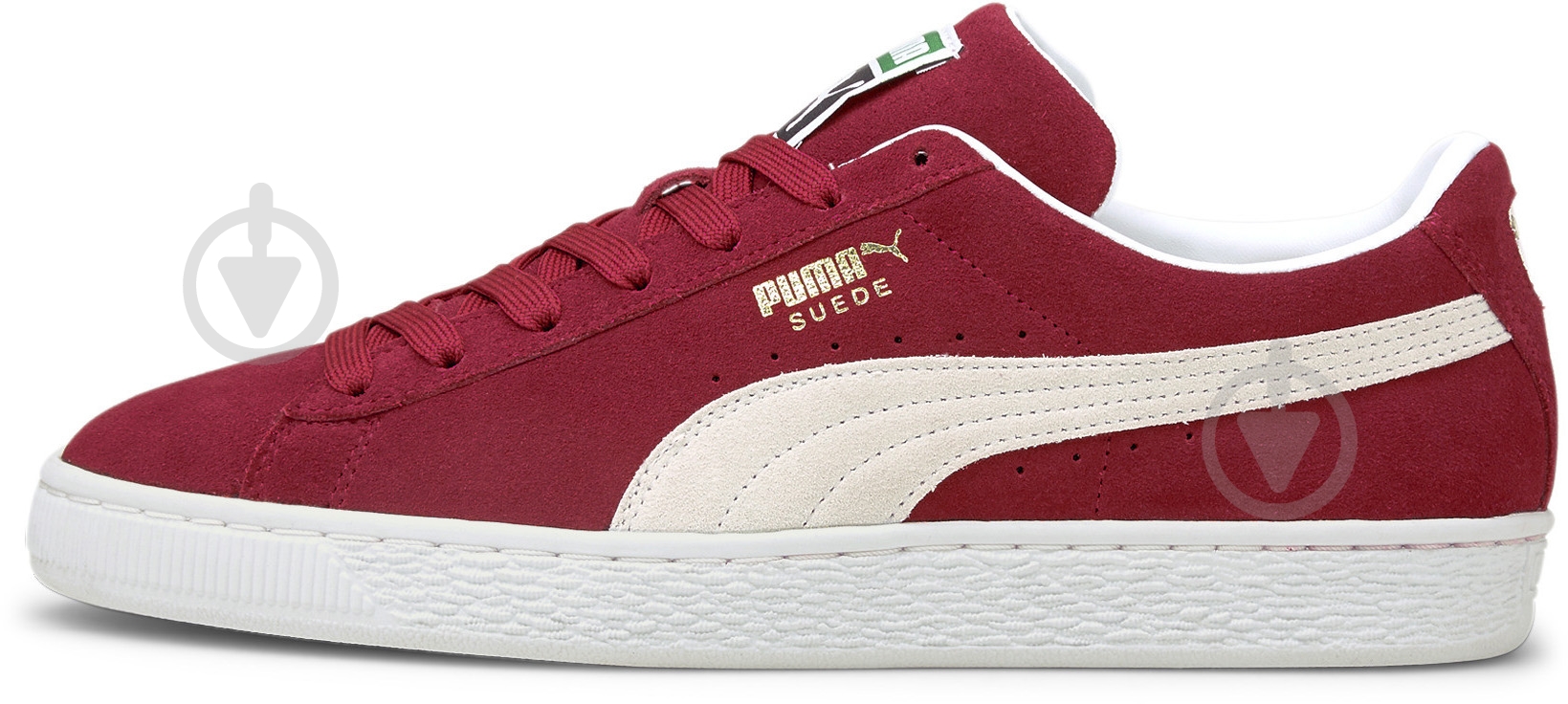 Кросівки чоловічі демісезонні Puma Suede Classic XXI 37491506 р.42,5 червоно-білі - фото 1