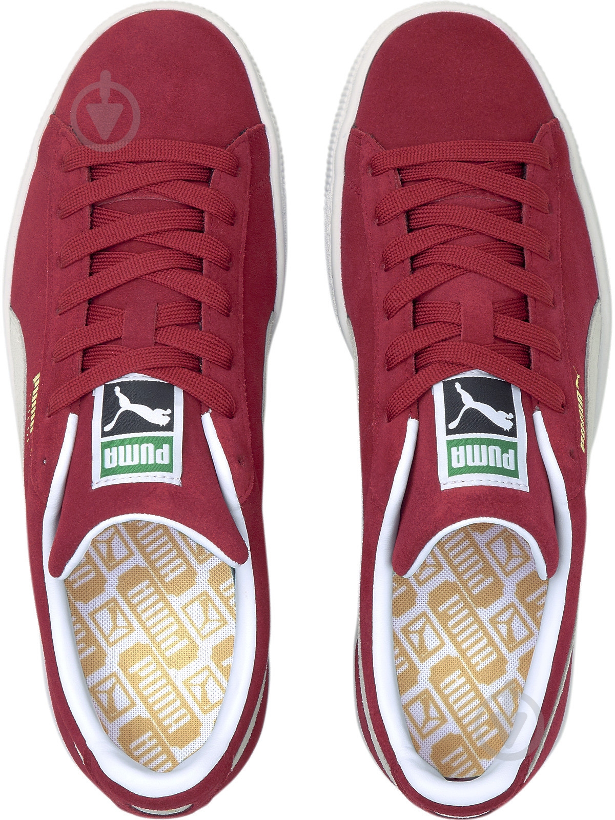 Кросівки чоловічі демісезонні Puma Suede Classic XXI 37491506 р.42,5 червоно-білі - фото 6