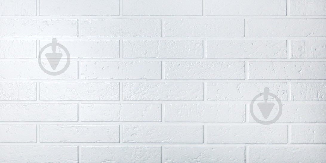 Панель декоративна з XPS votStock цегла 500x1000x5,5 мм 08 XL білий - фото 1