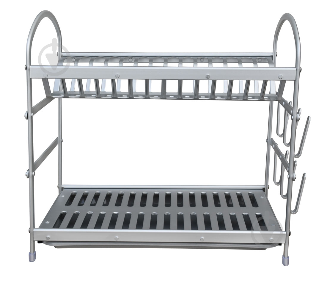 Сушилка для посуды Lemax 500 мм алюминиевая LF-495 AL настольная - фото 3