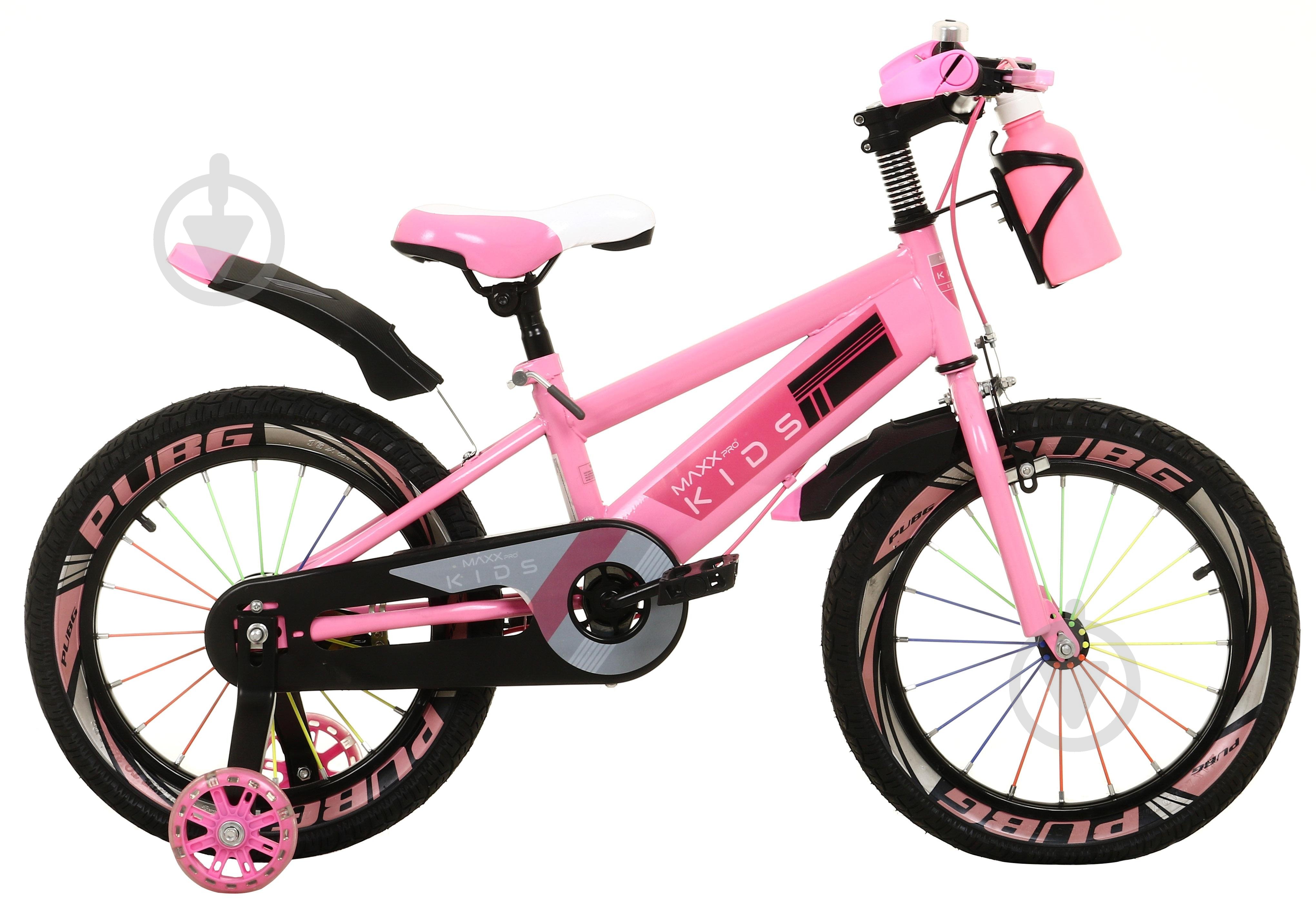 Велосипед детский MaxxPro kids 16' CT24016 розовый - фото 3 Велосипед детский MaxxPro kids 16' CT24016 розовый - фото 3