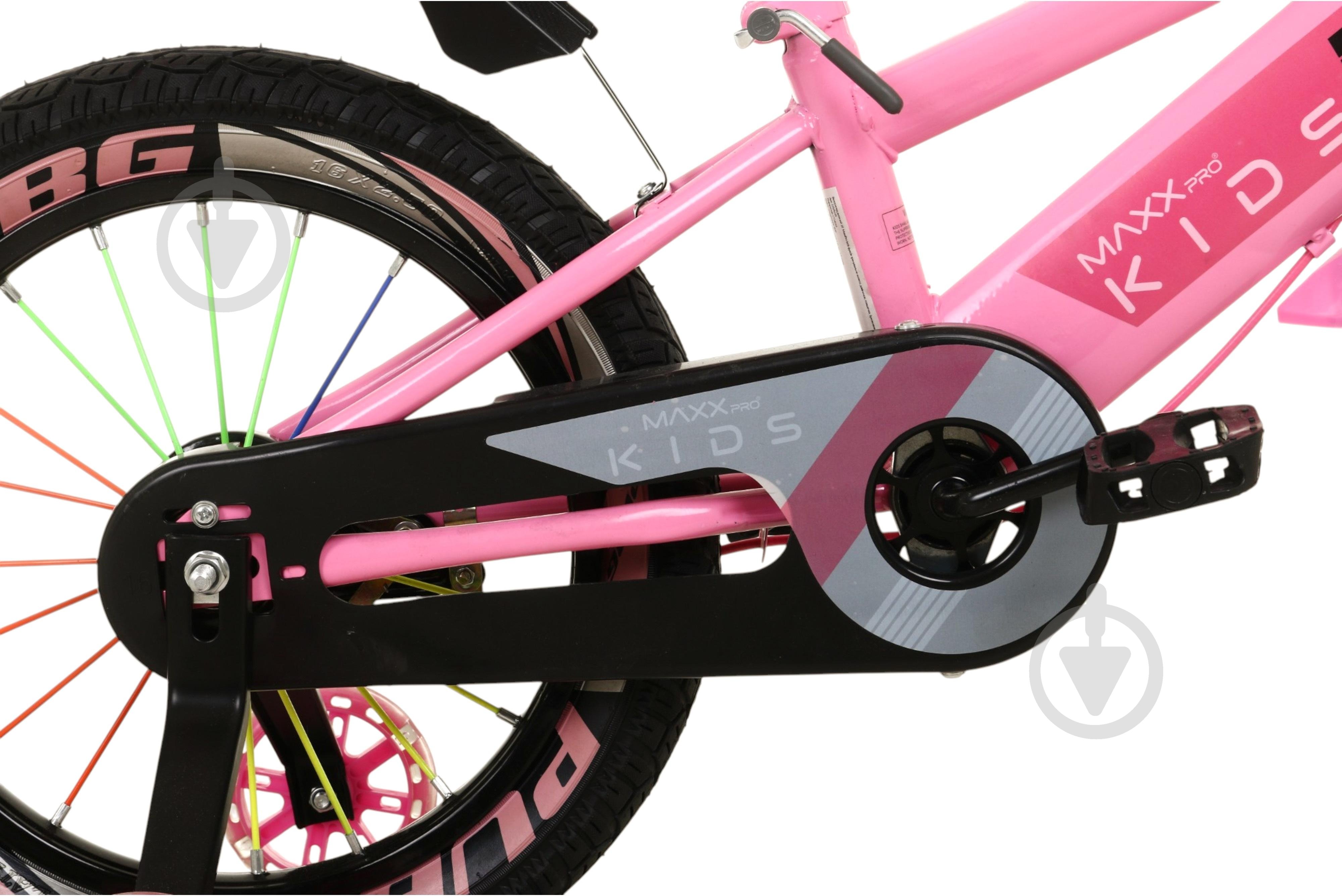 Велосипед детский MaxxPro kids 16' CT24016 розовый - фото 6 Велосипед детский MaxxPro kids 16' CT24016 розовый - фото 6