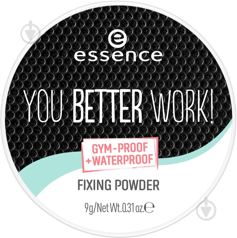 Пудра компактная Essence You Better Work! Fixing Powder белый 9 г - фото 1