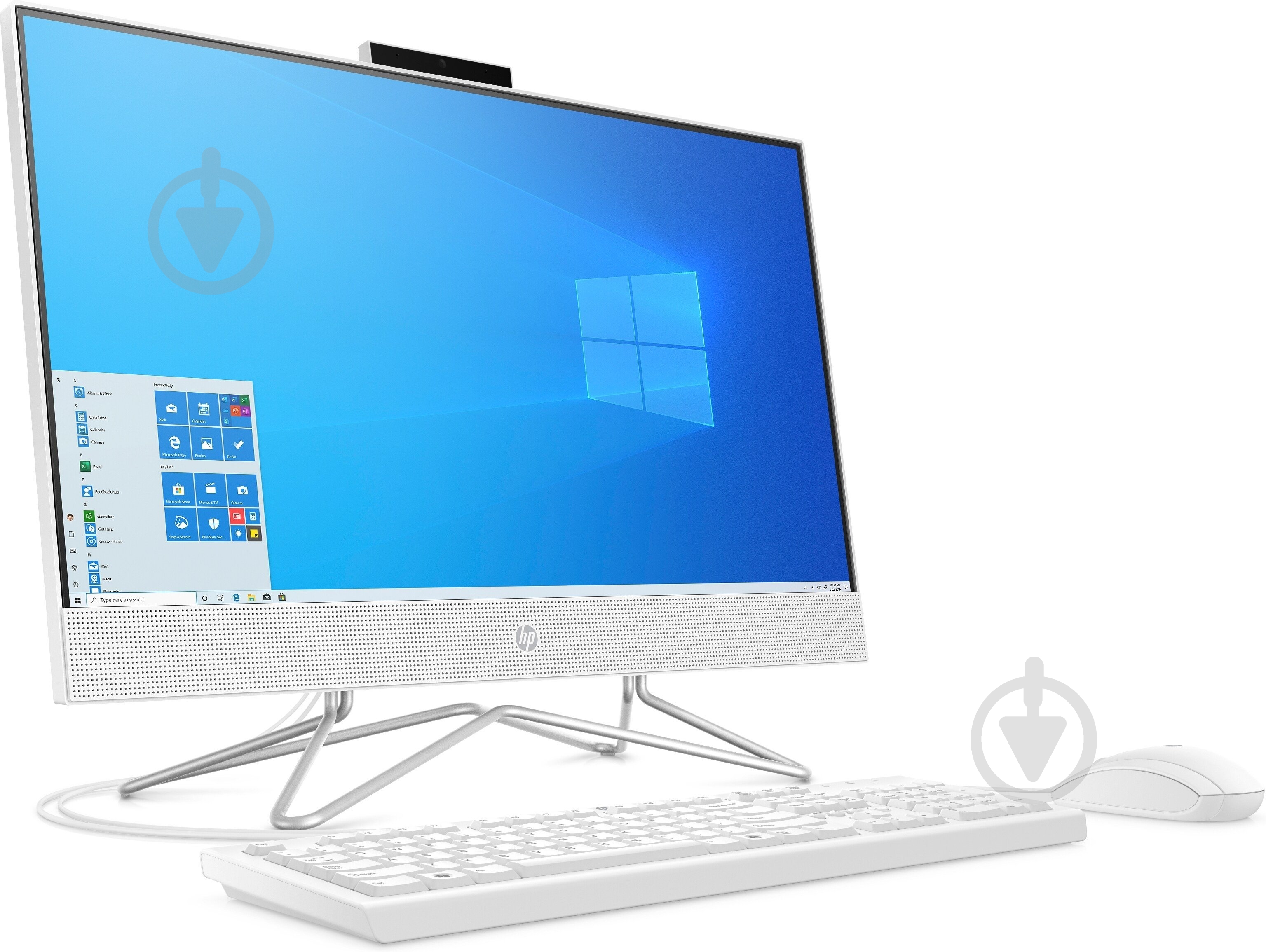 Моноблок HP All-in-One 23,8 (426F9EA) white - фото 2