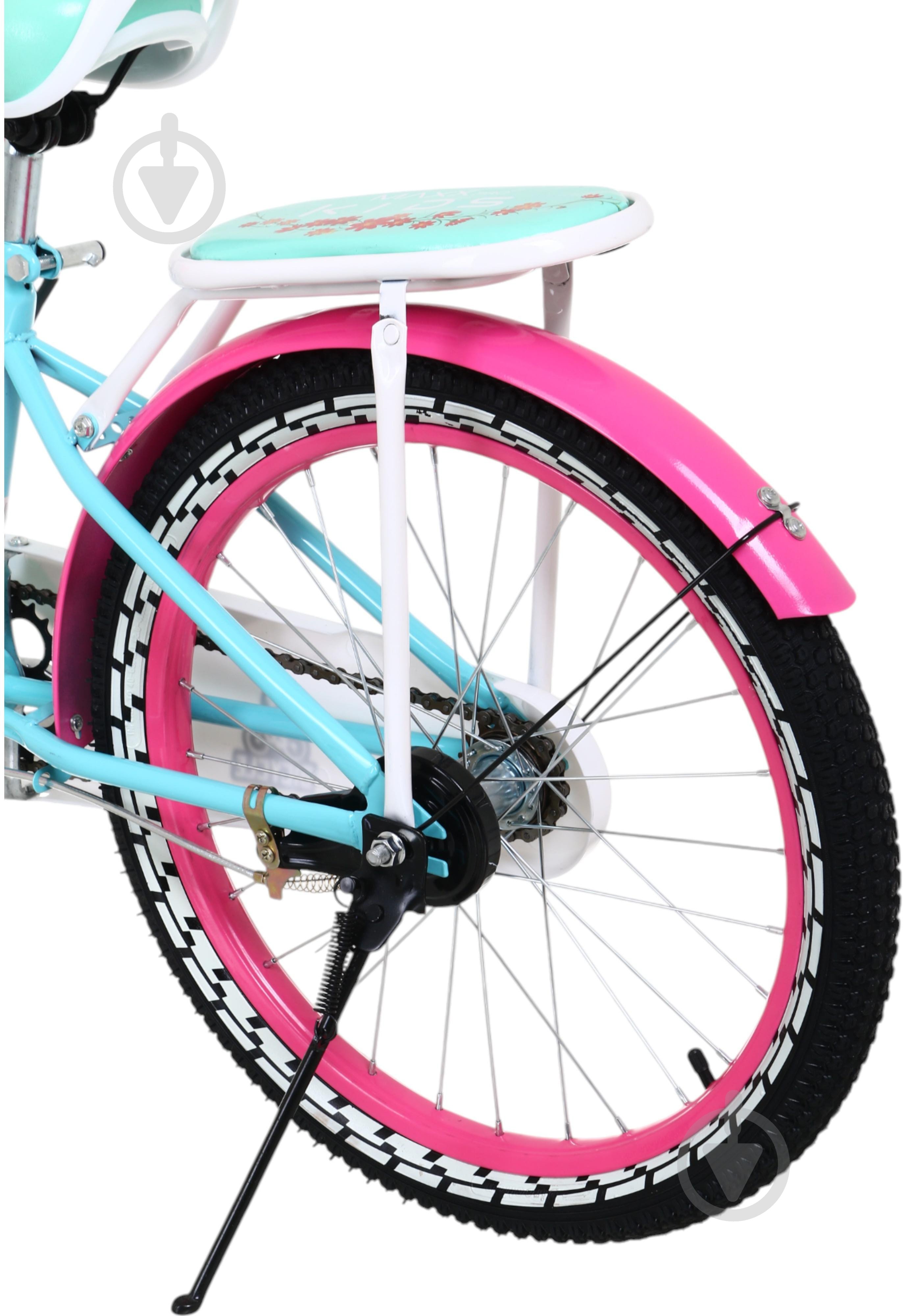 Велосипед дитячий MaxxPro kids 20' KQ-08 бірюзовий - фото 4
