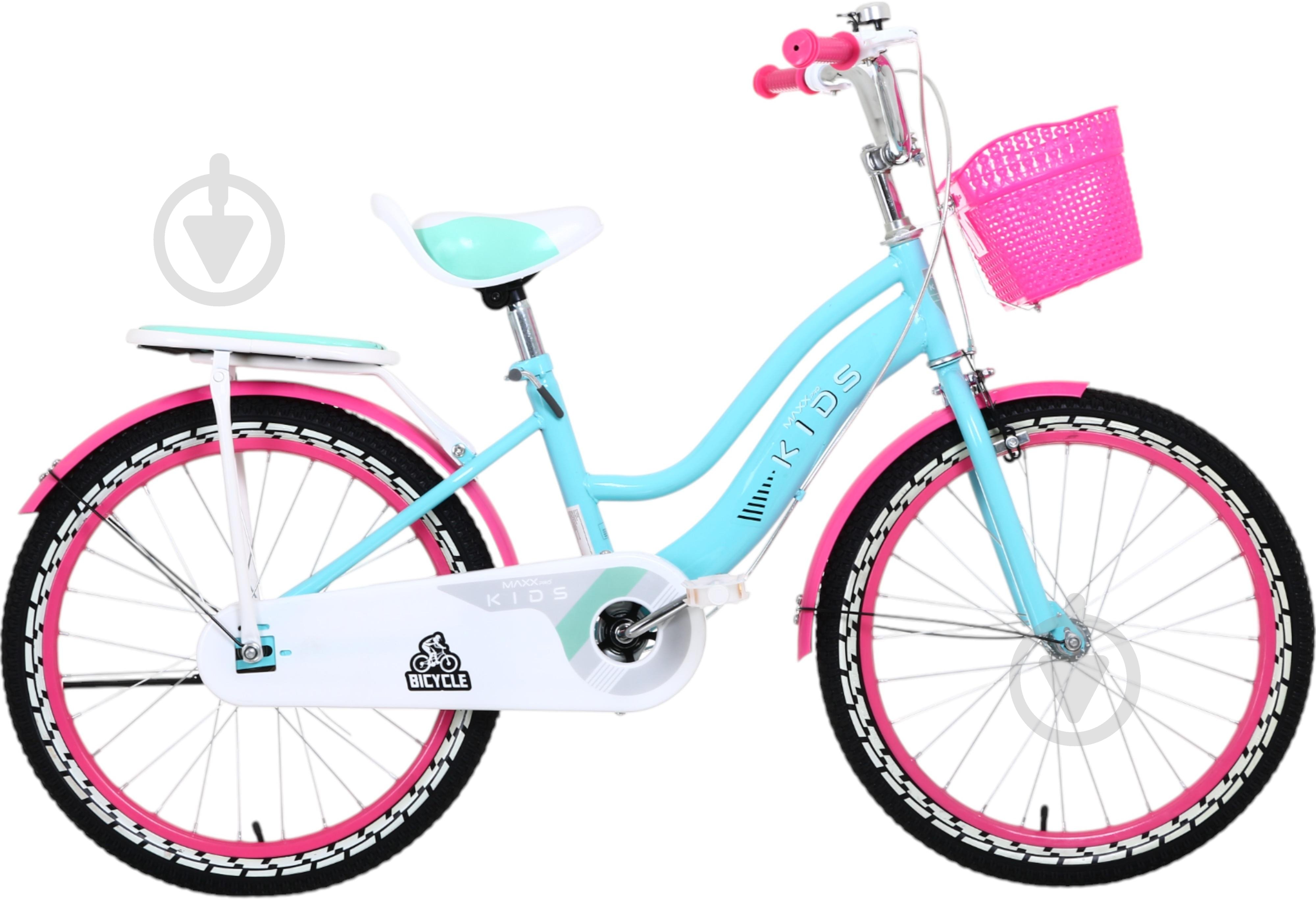 Велосипед дитячий MaxxPro kids 20' KQ-08 бірюзовий - фото 2