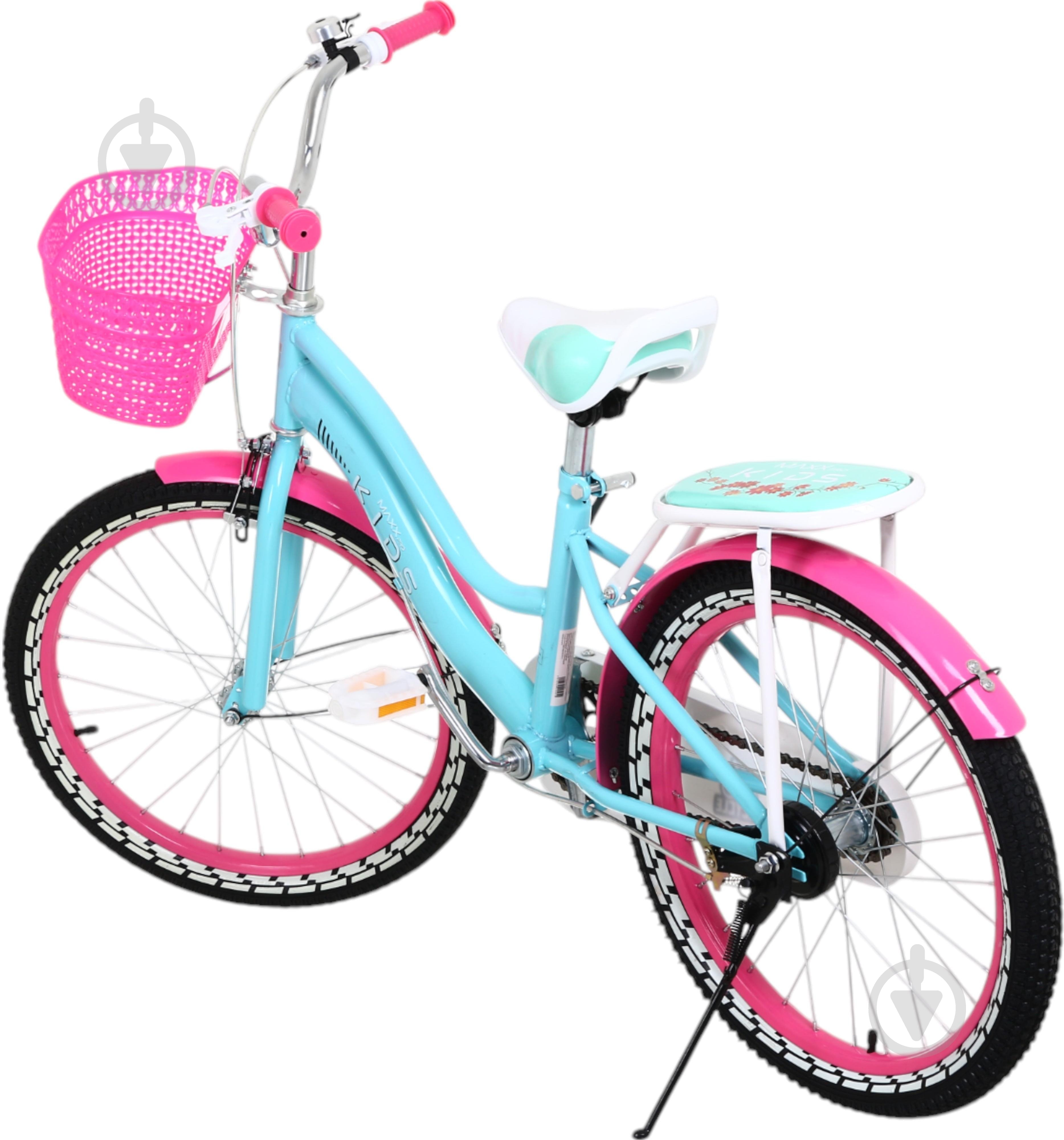 Велосипед дитячий MaxxPro kids 20' KQ-08 бірюзовий - фото 3