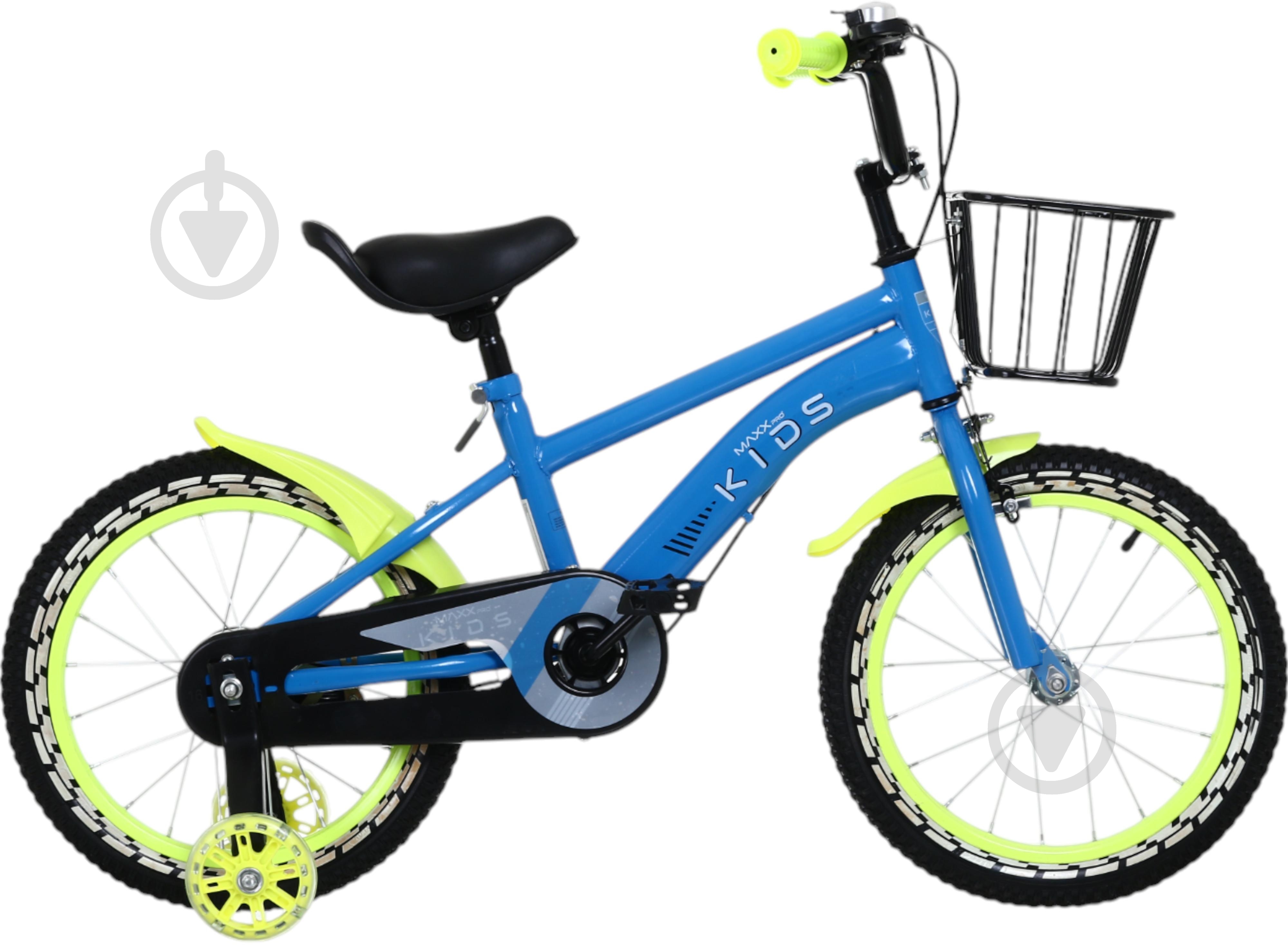 Велосипед дитячий MaxxPro kids 16' KQ-02 блакитний - фото 2