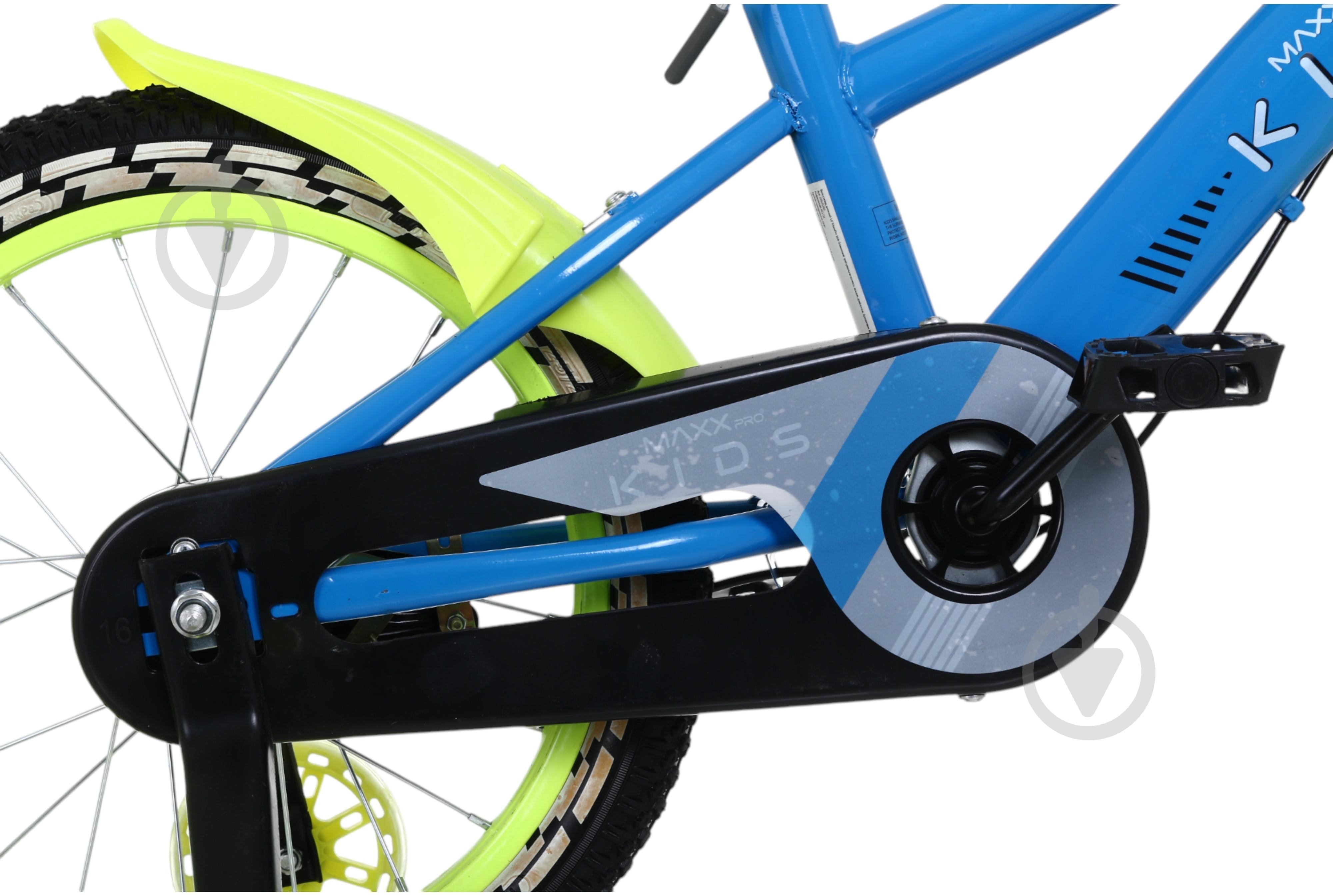 Велосипед дитячий MaxxPro kids 16' KQ-02 блакитний - фото 3
