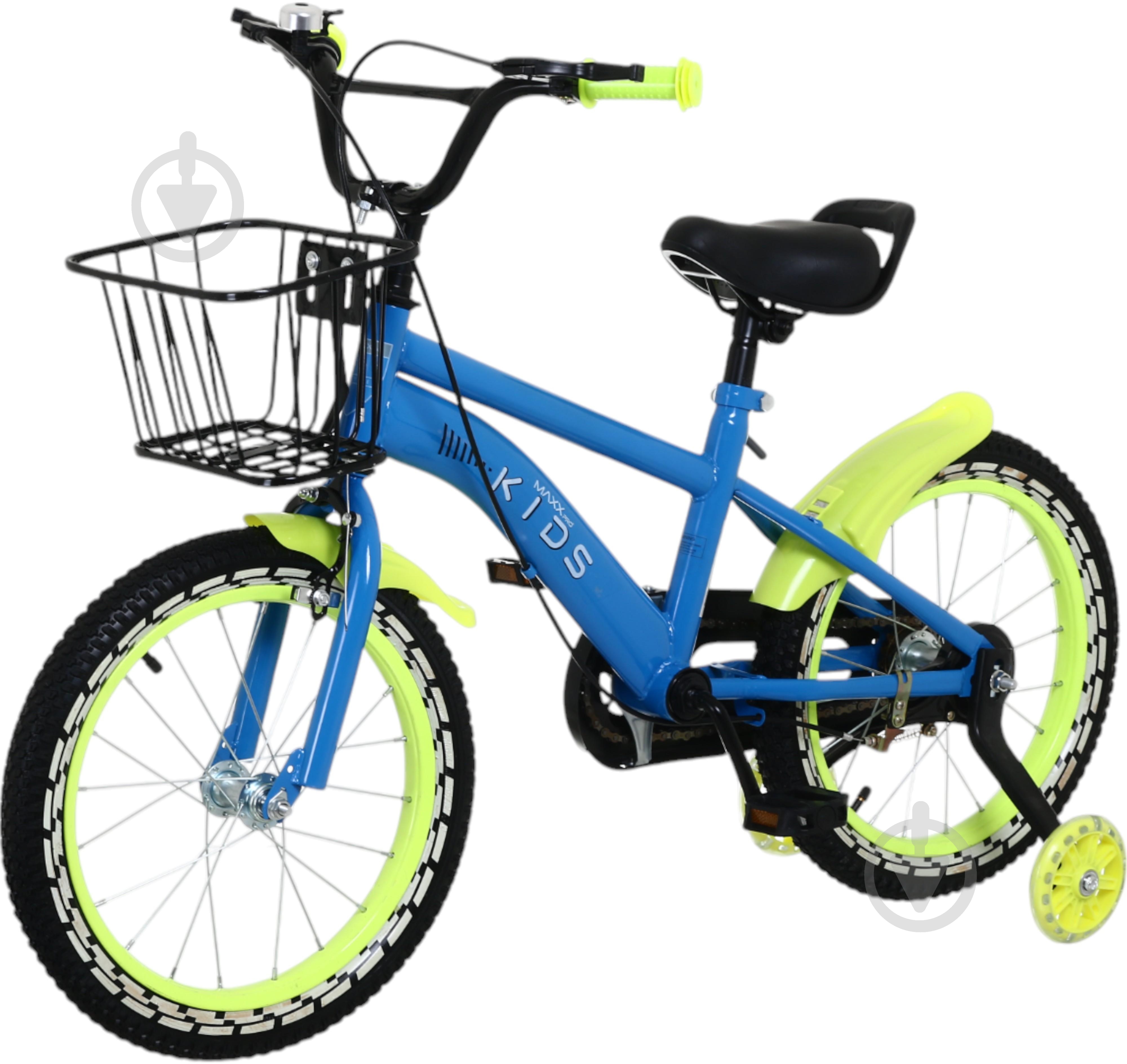 Велосипед дитячий MaxxPro kids 16' KQ-02 блакитний - фото 1