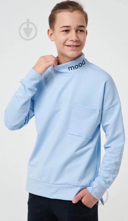 Джемпер для хлопчика Smil р.146 блакитний 116570 - фото 5