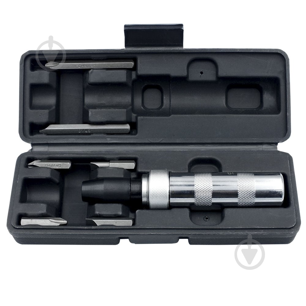 Набор бит и отвертка Сталь ударно-поворотная 8 в 1 102719 - фото 1 Набор бит и отвертка Сталь ударно-поворотная 8 в 1 102719 - фото 1