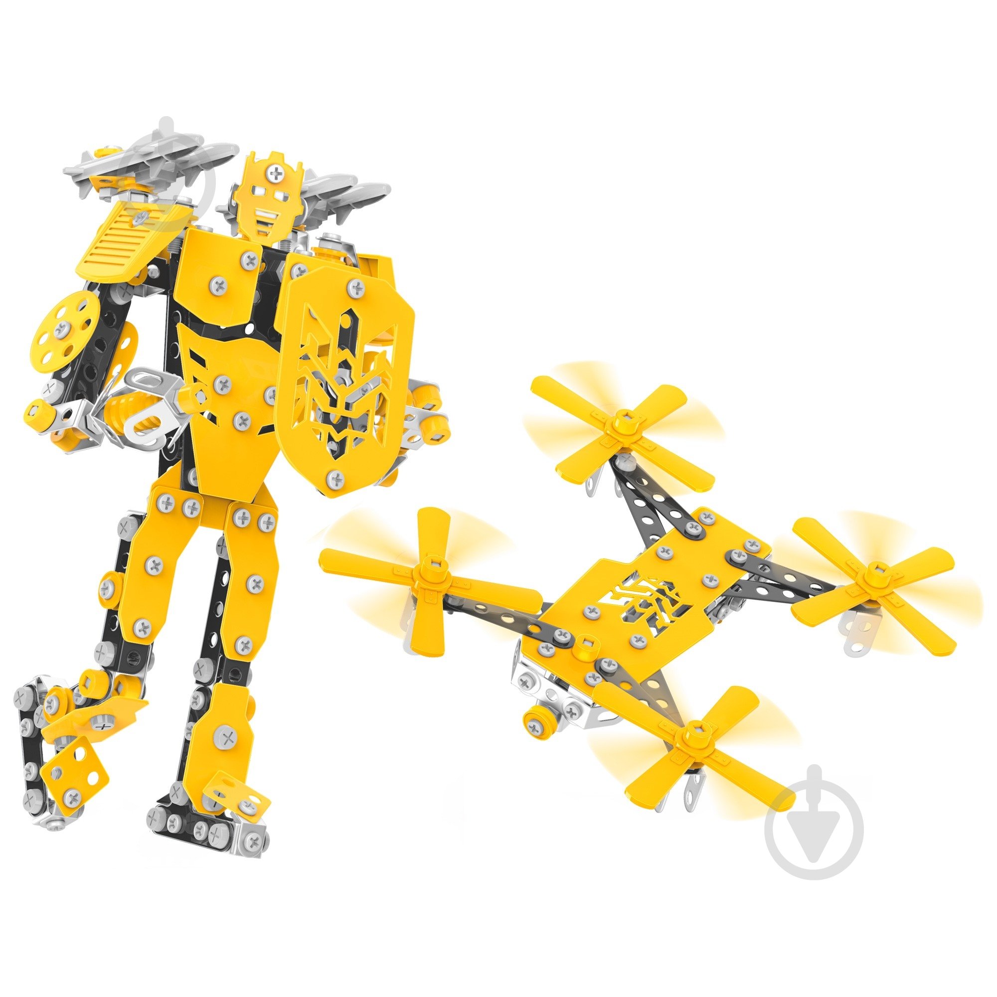 Конструктор металлический ТехноК Робот и дрон 0136 - фото 2 Конструктор металлический ТехноК Робот и дрон 0136 - фото 2