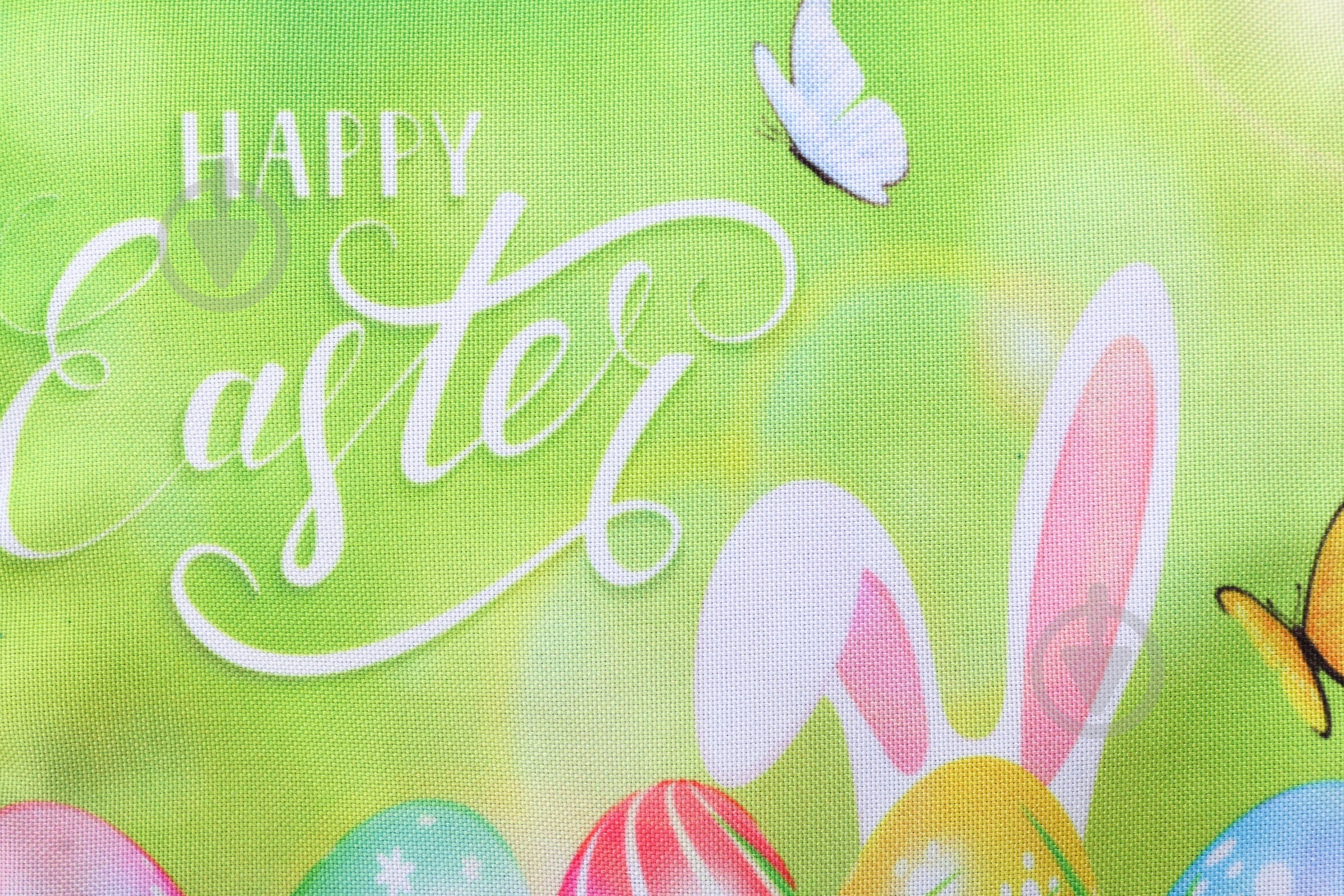 Набор кухонный Happy Easter зеленый с рисунком Галерея льна - фото 7 Набор кухонный Happy Easter зеленый с рисунком Галерея льна - фото 7