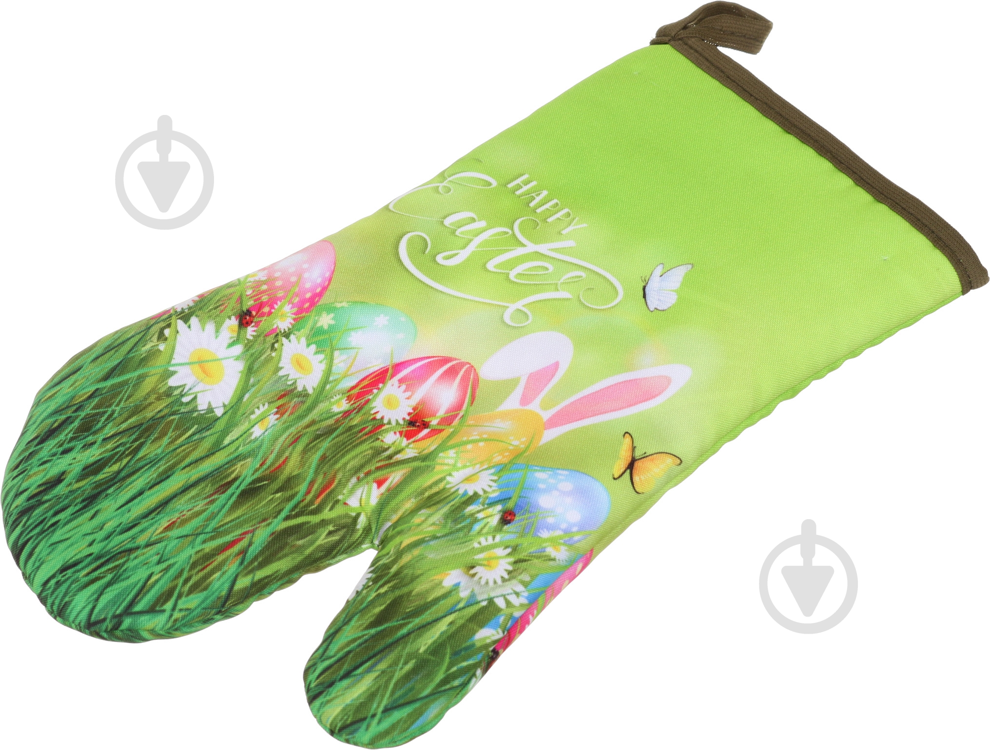 Набор кухонный Happy Easter зеленый с рисунком Галерея льна - фото 4 Набор кухонный Happy Easter зеленый с рисунком Галерея льна - фото 4