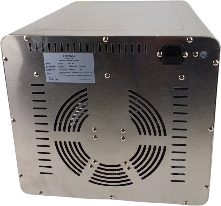 Дегідратор Tekhniko DH-08D-SS - фото 12 Дегідратор Tekhniko DH-08D-SS - фото 12