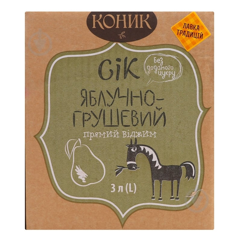 Сок КОНИК яблочно-грушевый 3 л - фото 3