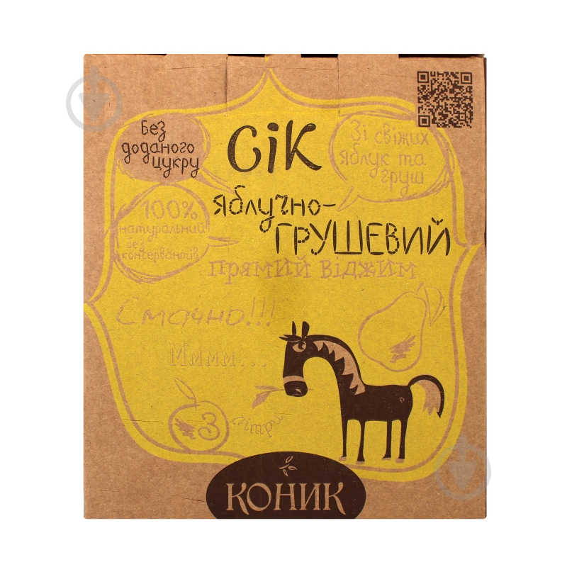 Сок КОНИК яблочно-грушевый 3 л - фото 6