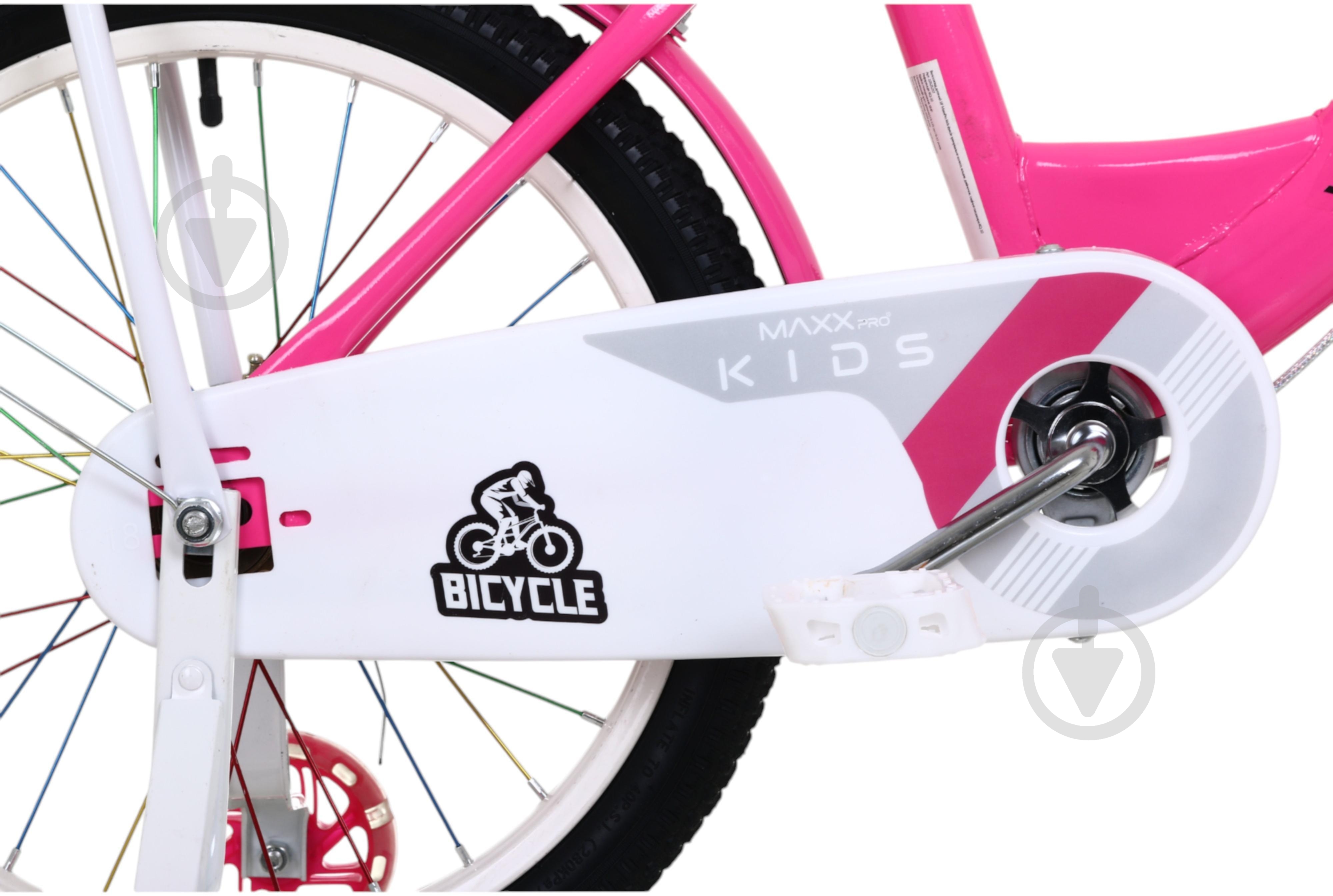 Велосипед дитячий MaxxPro kids 18' KQ-10 фуксія - фото 6
