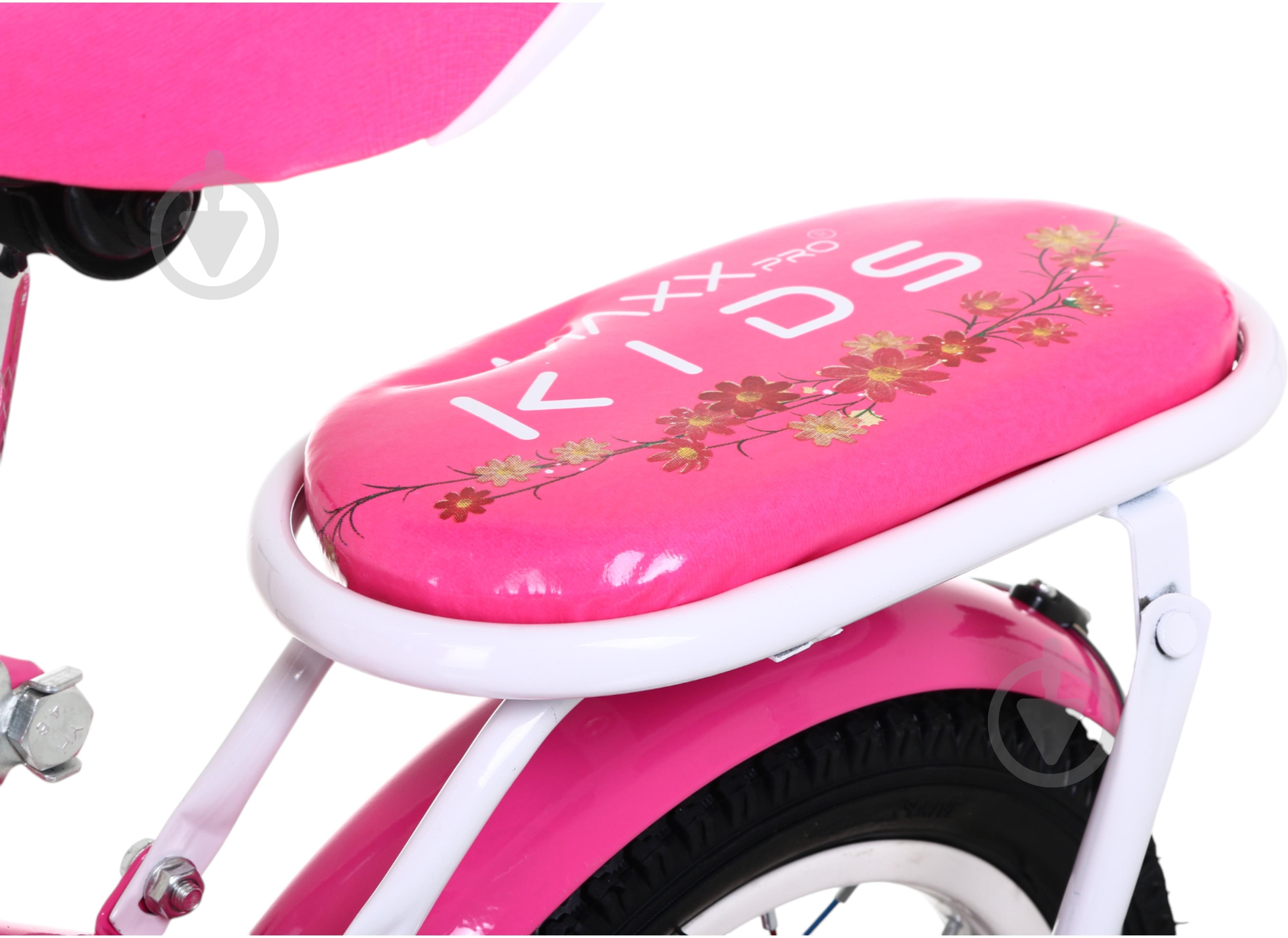 Велосипед дитячий MaxxPro kids 12' KQ-10 фуксія - фото 3