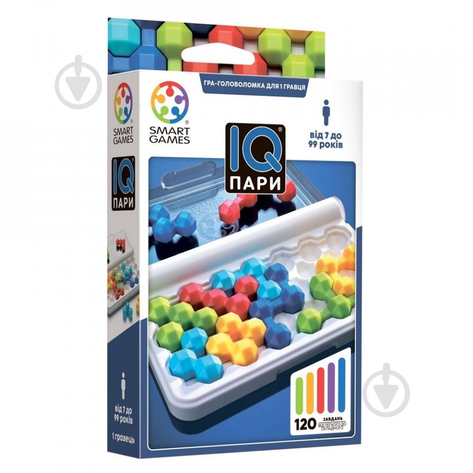 Игра-логика Smart Games IQ Пары SG 306 UKR - фото 1 Игра-логика Smart Games IQ Пары SG 306 UKR - фото 1