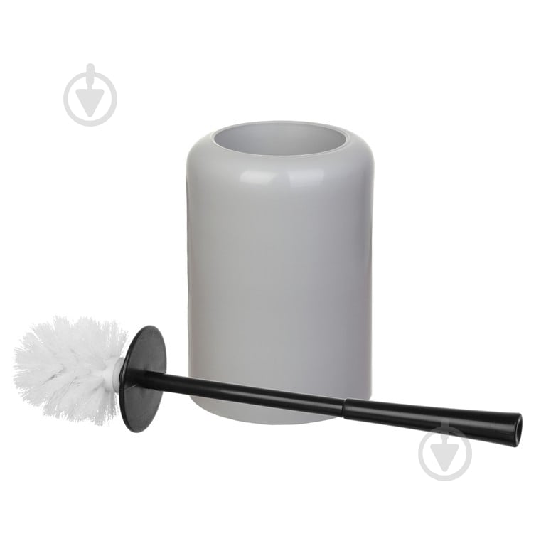 Ершик для унитаза VOLVER Circle серый 20103 - фото 2