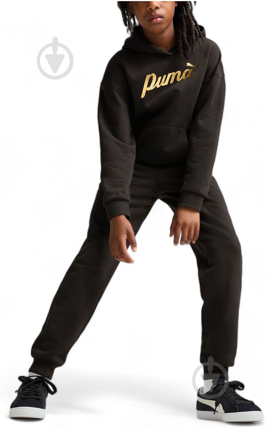 Брюки Puma ESS+ Script 68279901 р. 152 черный - фото 4