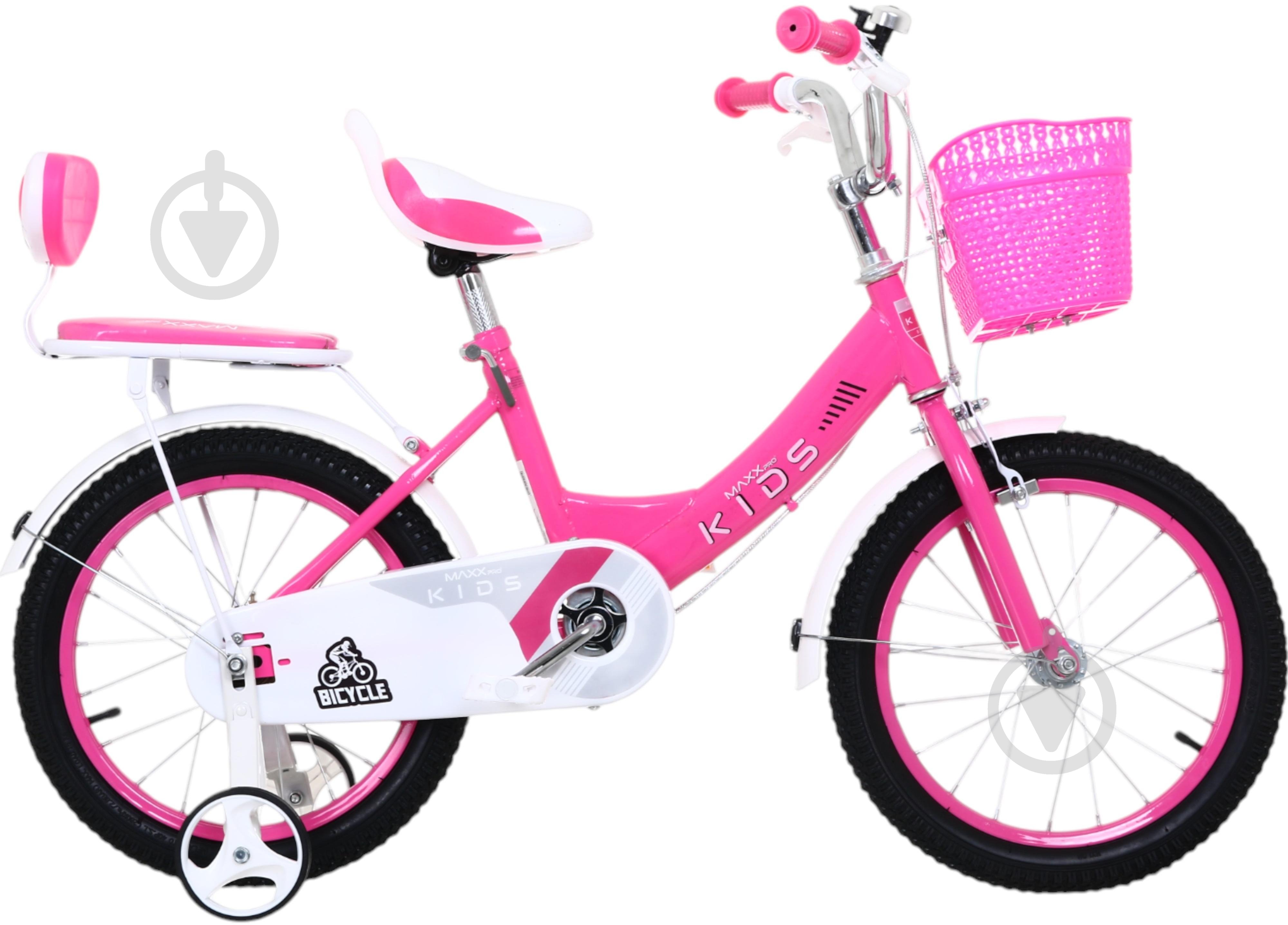 Велосипед дитячий MaxxPro kids 16' KQ-09 рожевий - фото 2