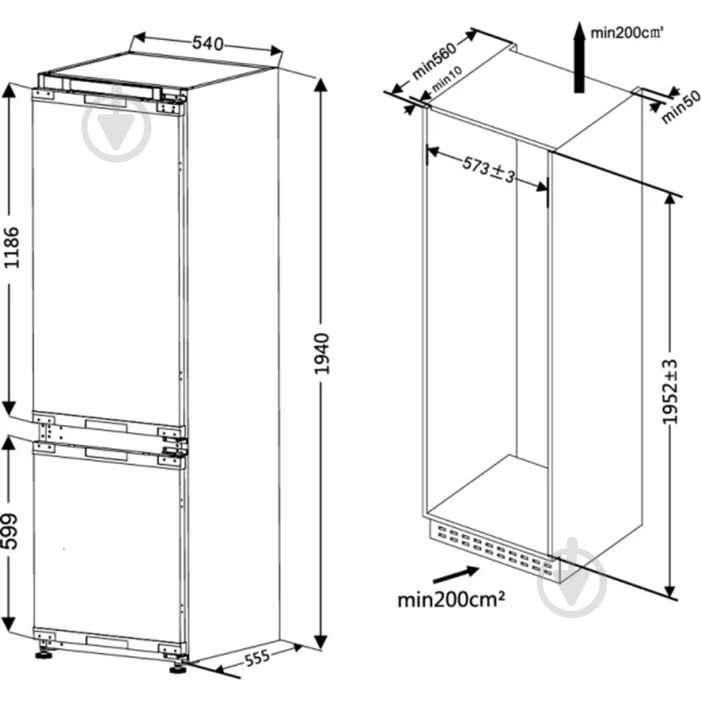 Холодильник MPM MPM-310-FFI-21/E - фото 4