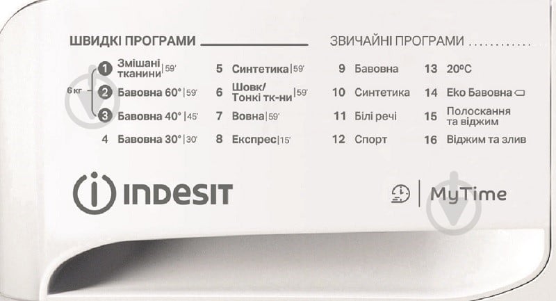 Пральна машина Indesit OMTWSA 61052 W UA - фото 9