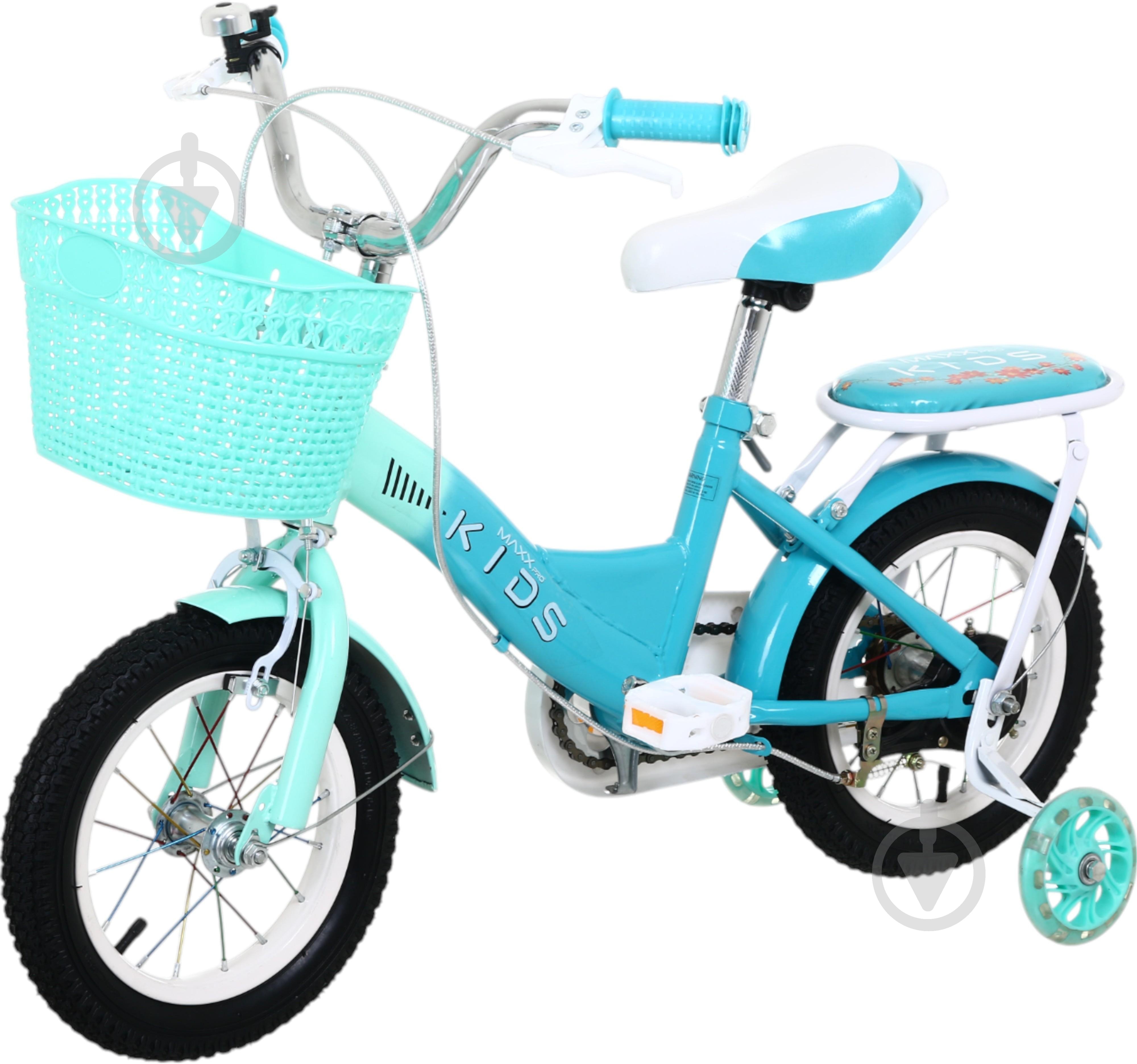 Велосипед дитячий MaxxPro kids 12' KQ-10 ментол - фото 1