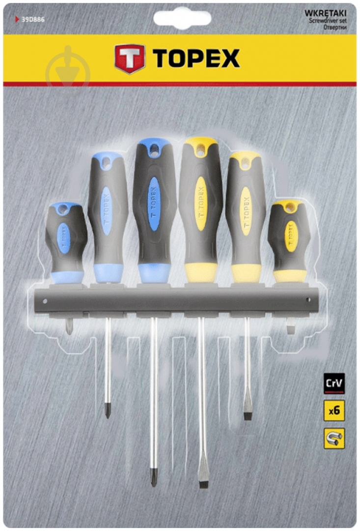 Набор отверток Topex  39D886 - фото 2