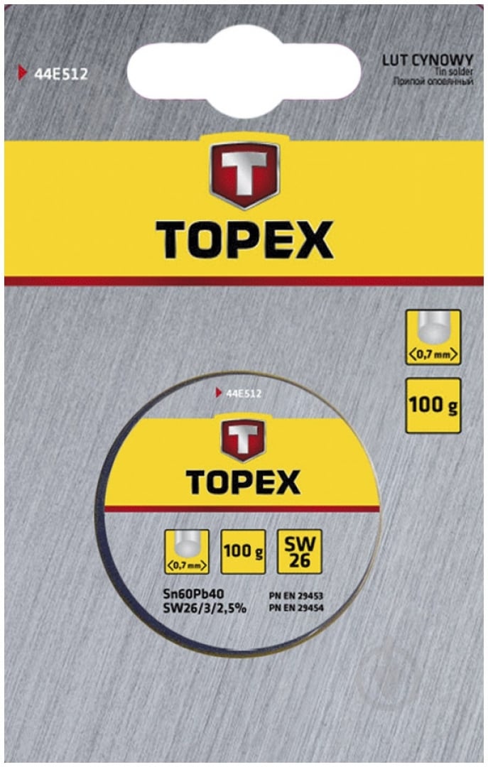 Припой оловянный Topex  44E512 - фото 2