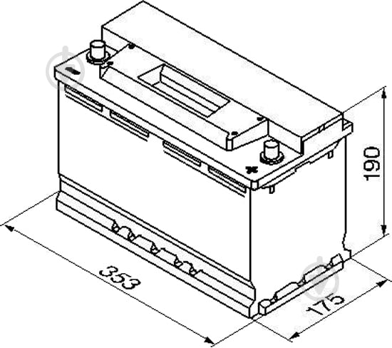 Акумулятор автомобільний Bosch S4 013 95А 12 B 0 092 S40 130 «+» праворуч - фото 3 Акумулятор автомобільний Bosch S4 013 95А 12 B 0 092 S40 130 «+» праворуч - фото 3